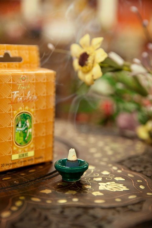 印度进口Touch india锥香塔香 一盒含20支香室内持久熏香现货可批白底实物图