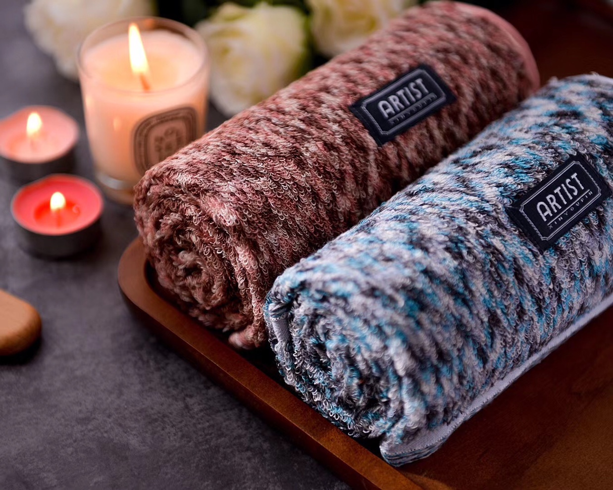Long-staple cotton towel