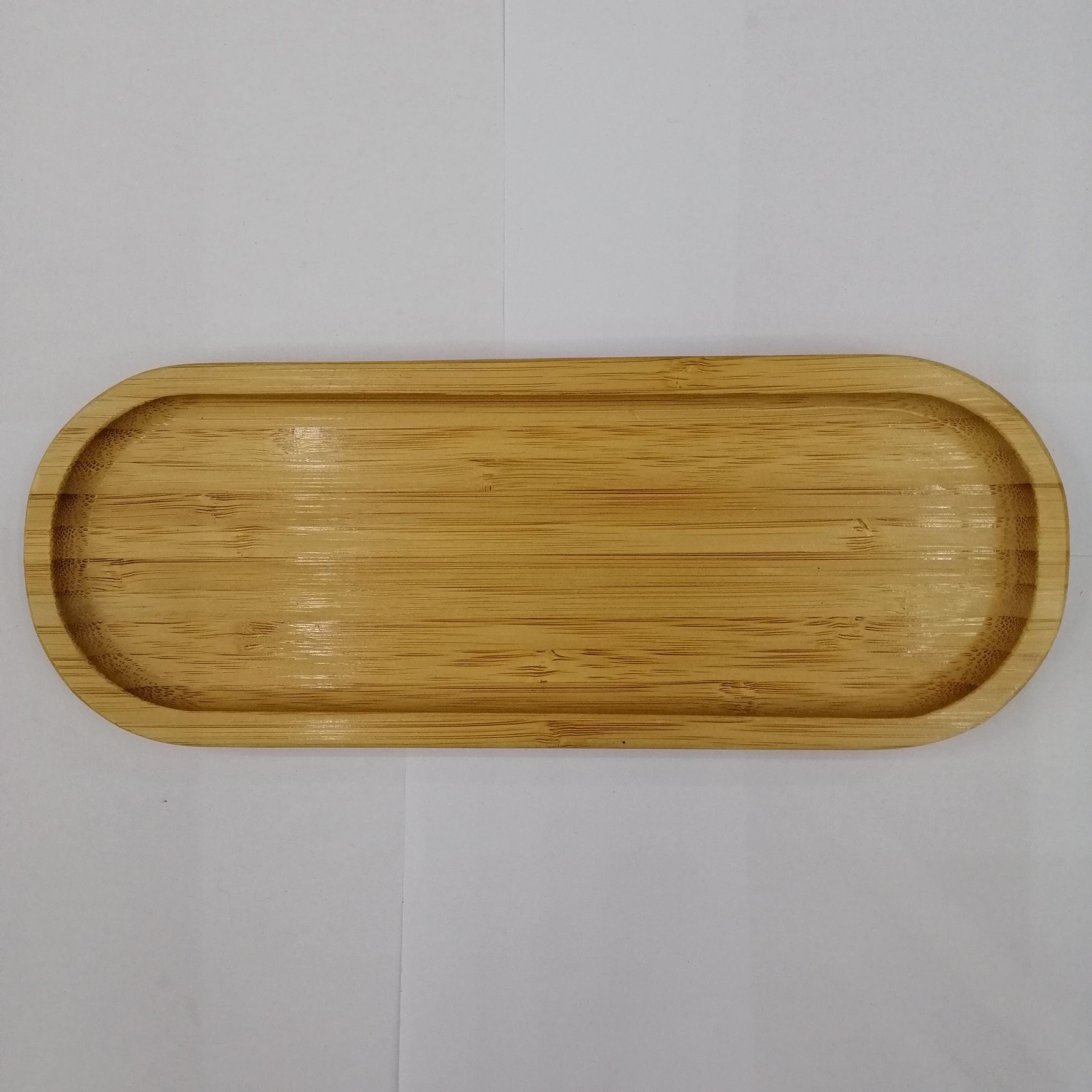 Oversized tray of bamboo fruit bowl of dried fruit bowl of nut bowl of Nordic household tray of bamboo color