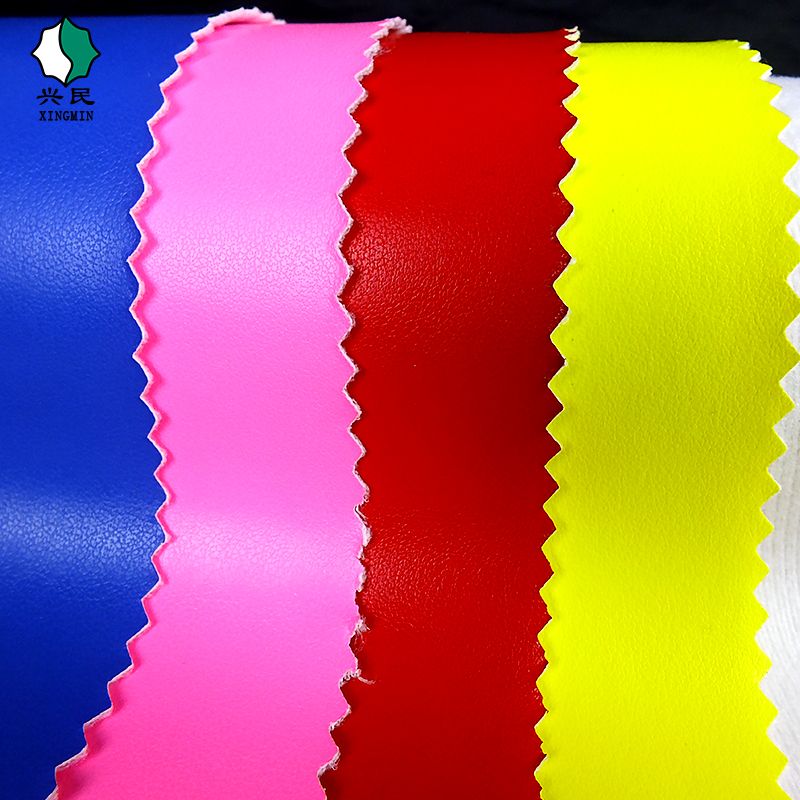 Xingmin Leather pu cotton-like velvet r61 artificial leather luggage, sports goods, protective gear, pu leather fabric processing and customization details Picture