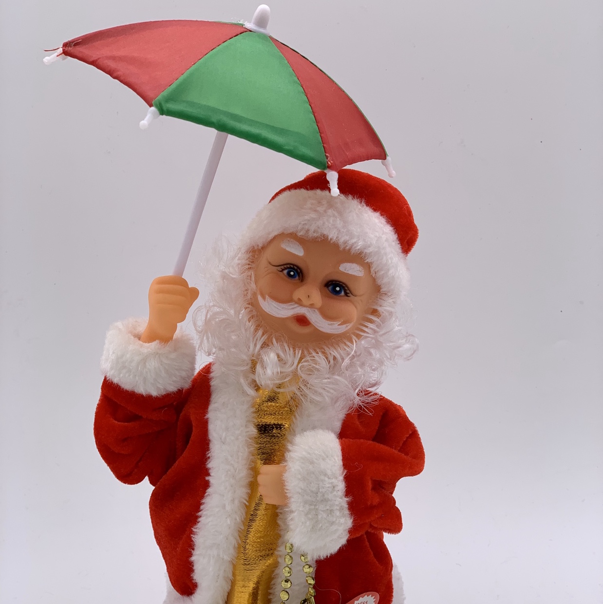 30厘米拿伞跳舞老人