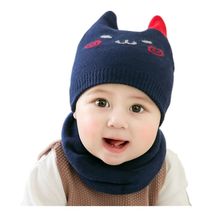 婴儿帽子秋冬季0到3个月宝宝儿童婴幼儿新生儿男童毛线帽可爱超萌