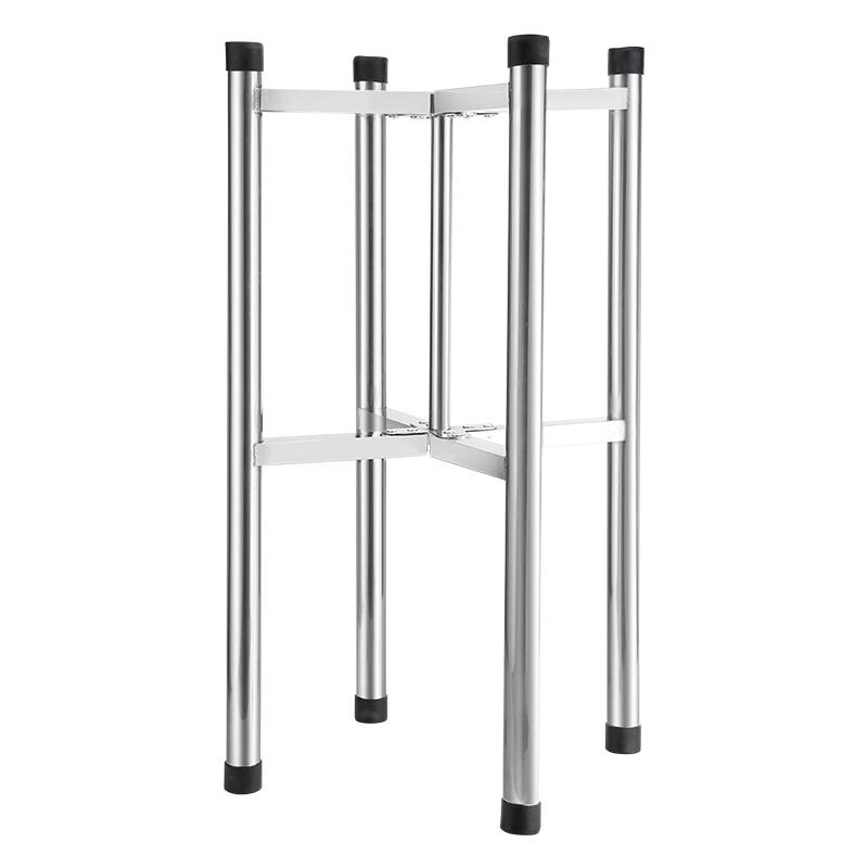 40cm特厚不锈钢砧板架商用厨房三角菜板架落地砍骨砧板台