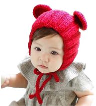 韩国可爱保暖男女童婴儿帽子婴幼儿毛线宝宝帽子秋冬