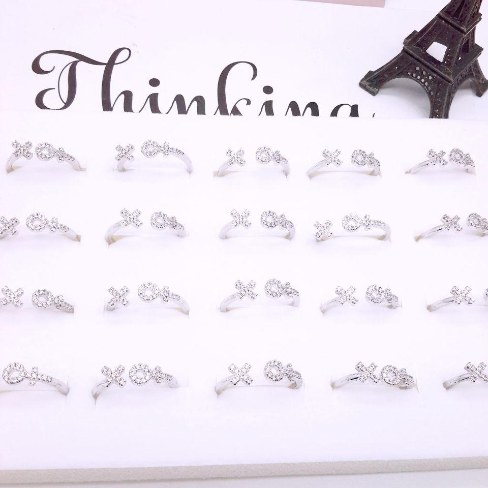 Classic toe ring sexy simple European and American foot ring hand tail ring dual copper plated silver ring factory custom details Picture