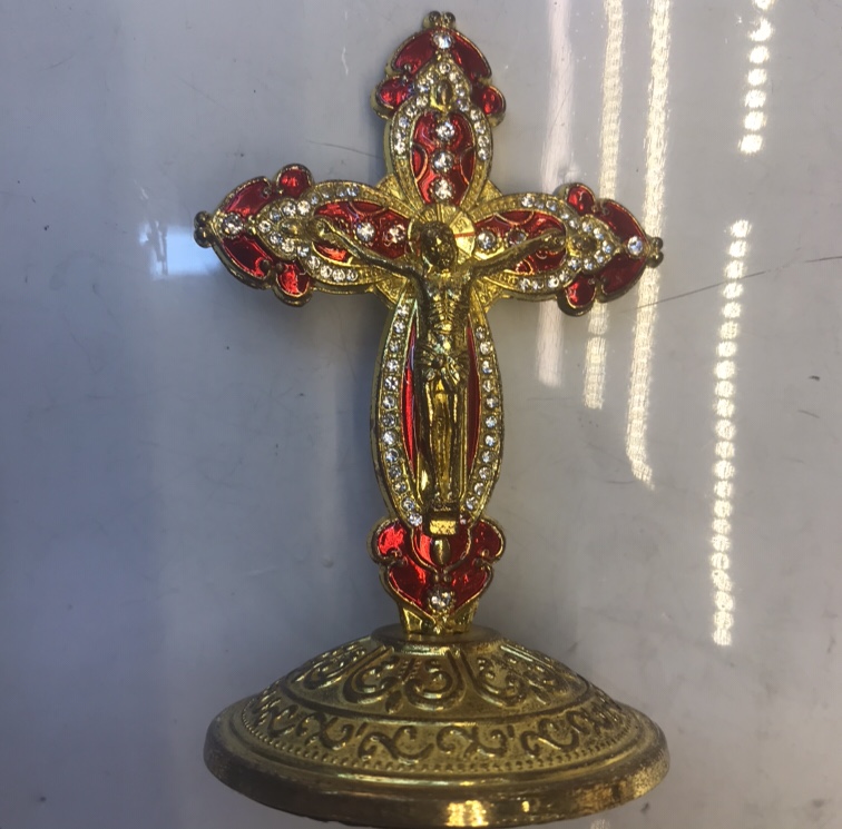Christian, Catholic, Jesus, Cross ornaments, church articles, car ornaments, car decorations, religious articles thumbnail