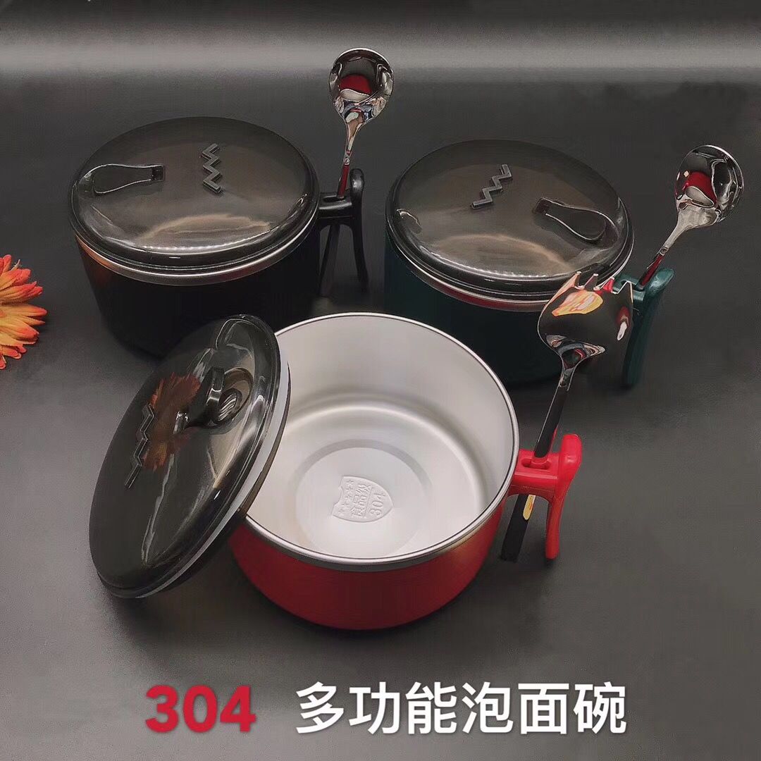 304不锈钢密封多功能泡面碗详情图1