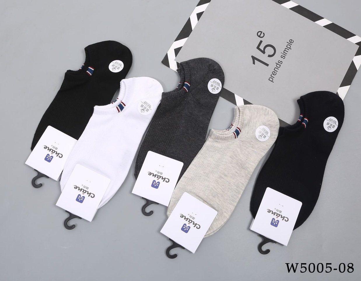 Straight heel 5005-08 for men's socks thumbnail