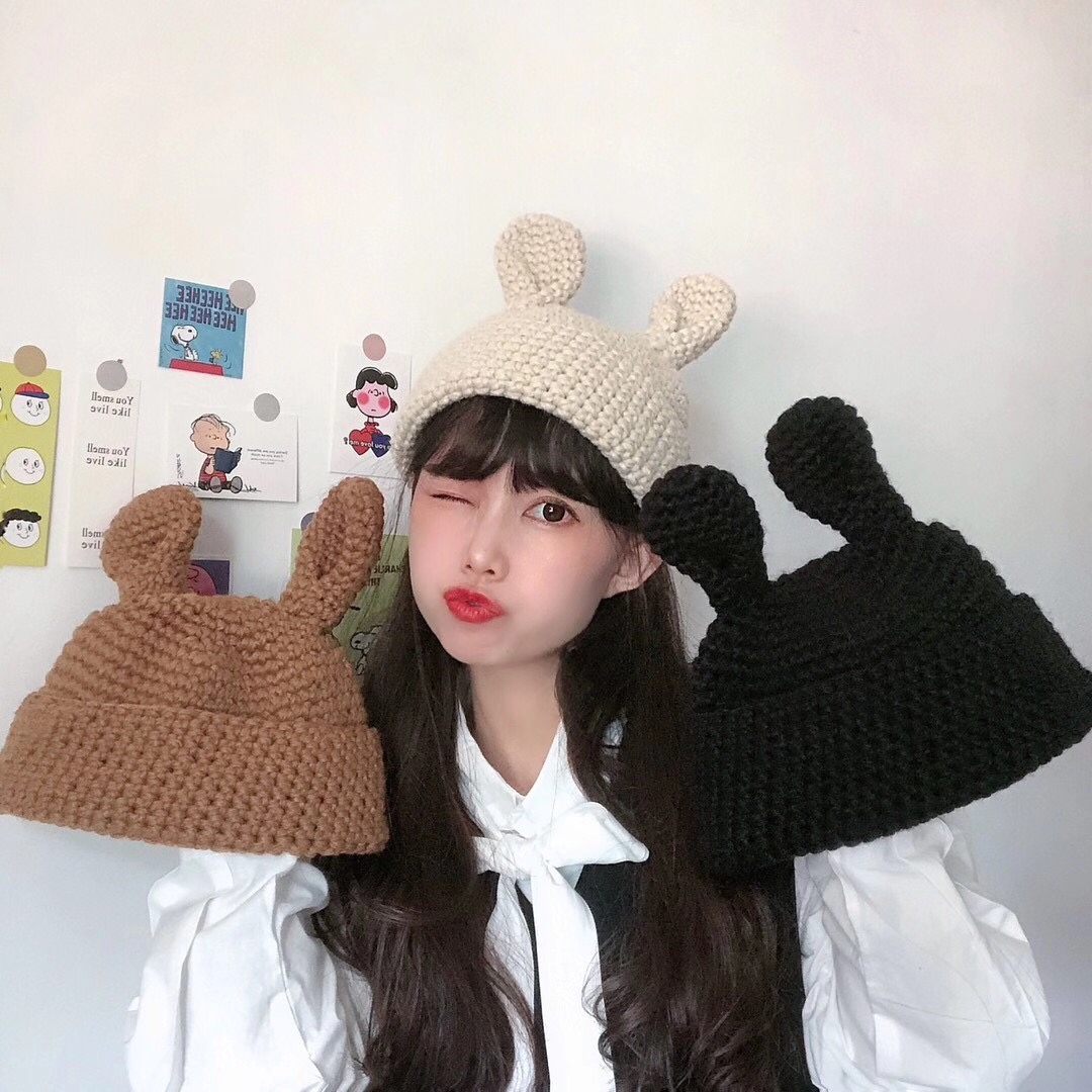 Parent-Child New Handmade Knitted Hat