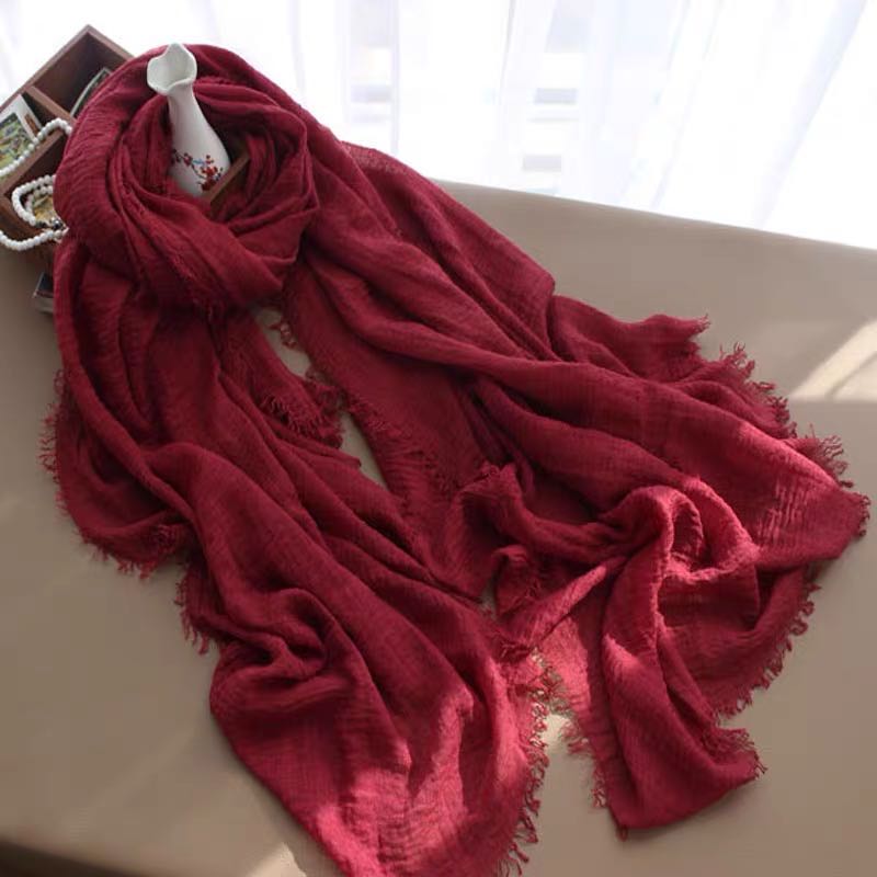 Women's Korean version polyester long scarf 3 thumbnail