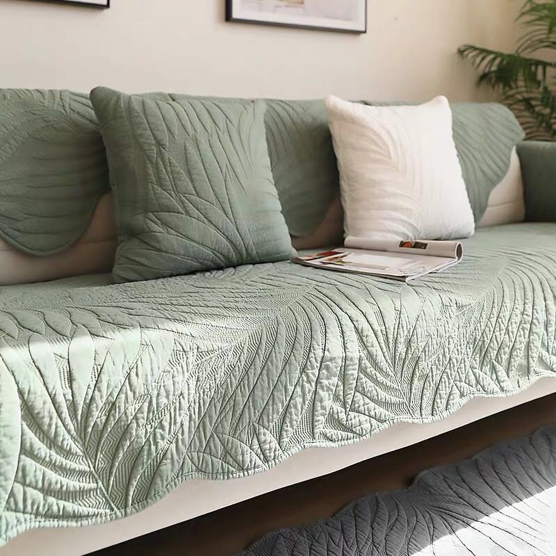 90*160 Pure Cotton Washed Embroidered Sofa Cushion 1