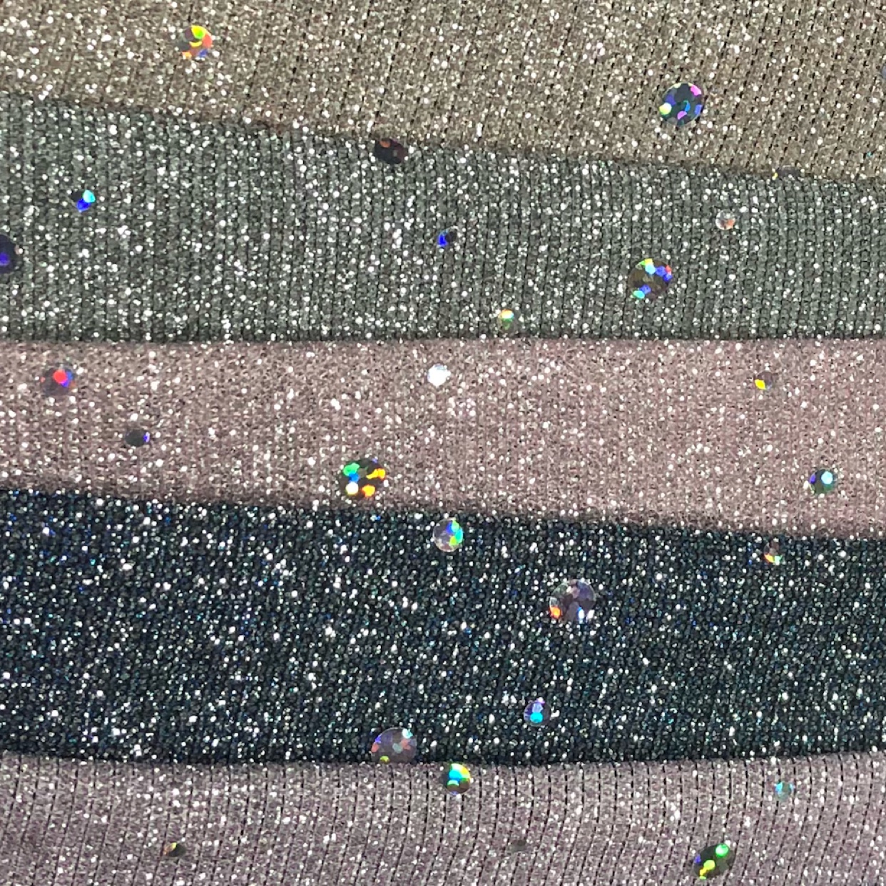 洒粉布贴亮大小点亮片