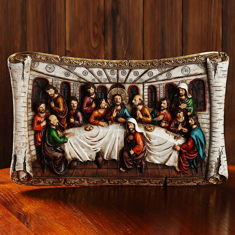 The Last Supper Relief craft, customized for tourism and business gifts, 3D stereoscopic resin relief craft