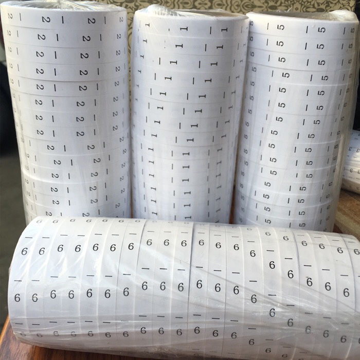 水洗数字号码标 水洗标 尺码标 水洗唛标 码标 1-200 一筒20卷详情图4