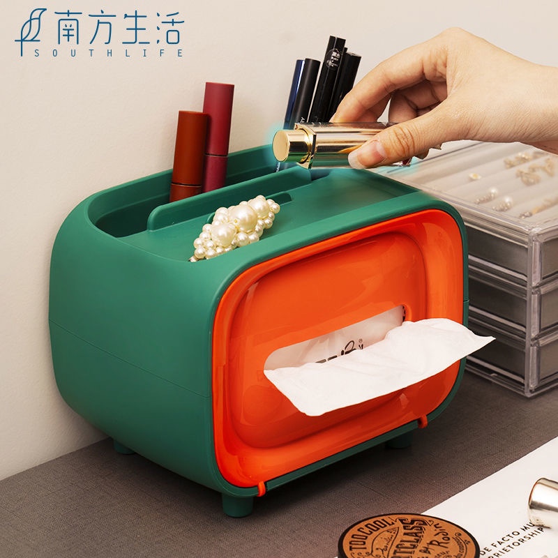 客厅抽纸盒多功能纸巾盒可爱创意纸盒茶几遥控器收纳办公桌抽纸盒产品图