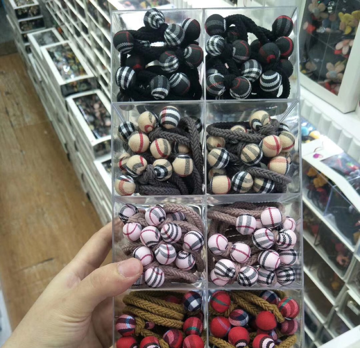 Beautiful and affordable fabric hair ties and accessories