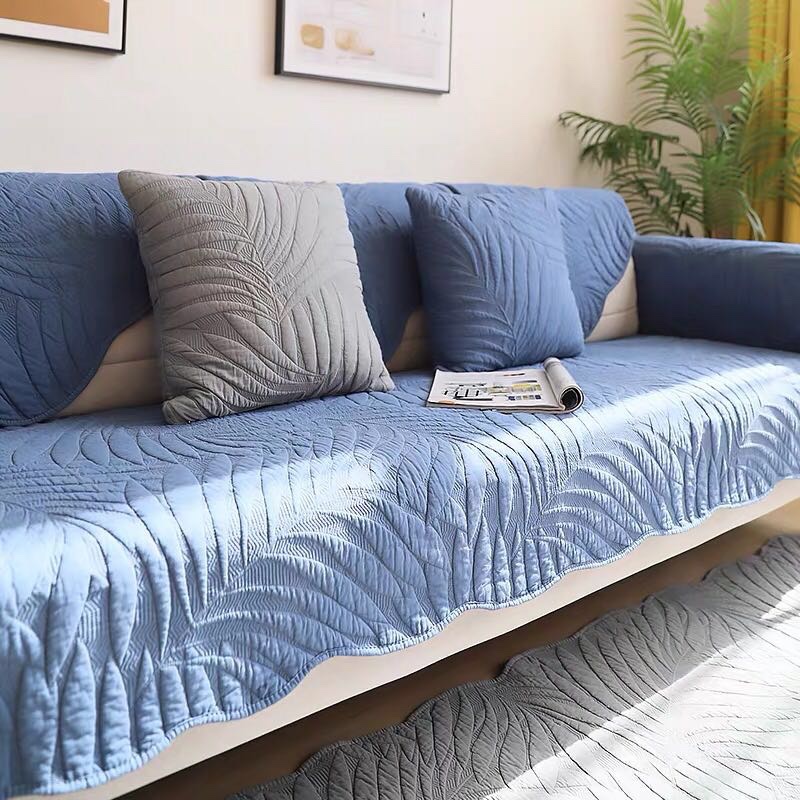 90*160 Pure Cotton Washed Embroidered Sofa Cushion 2