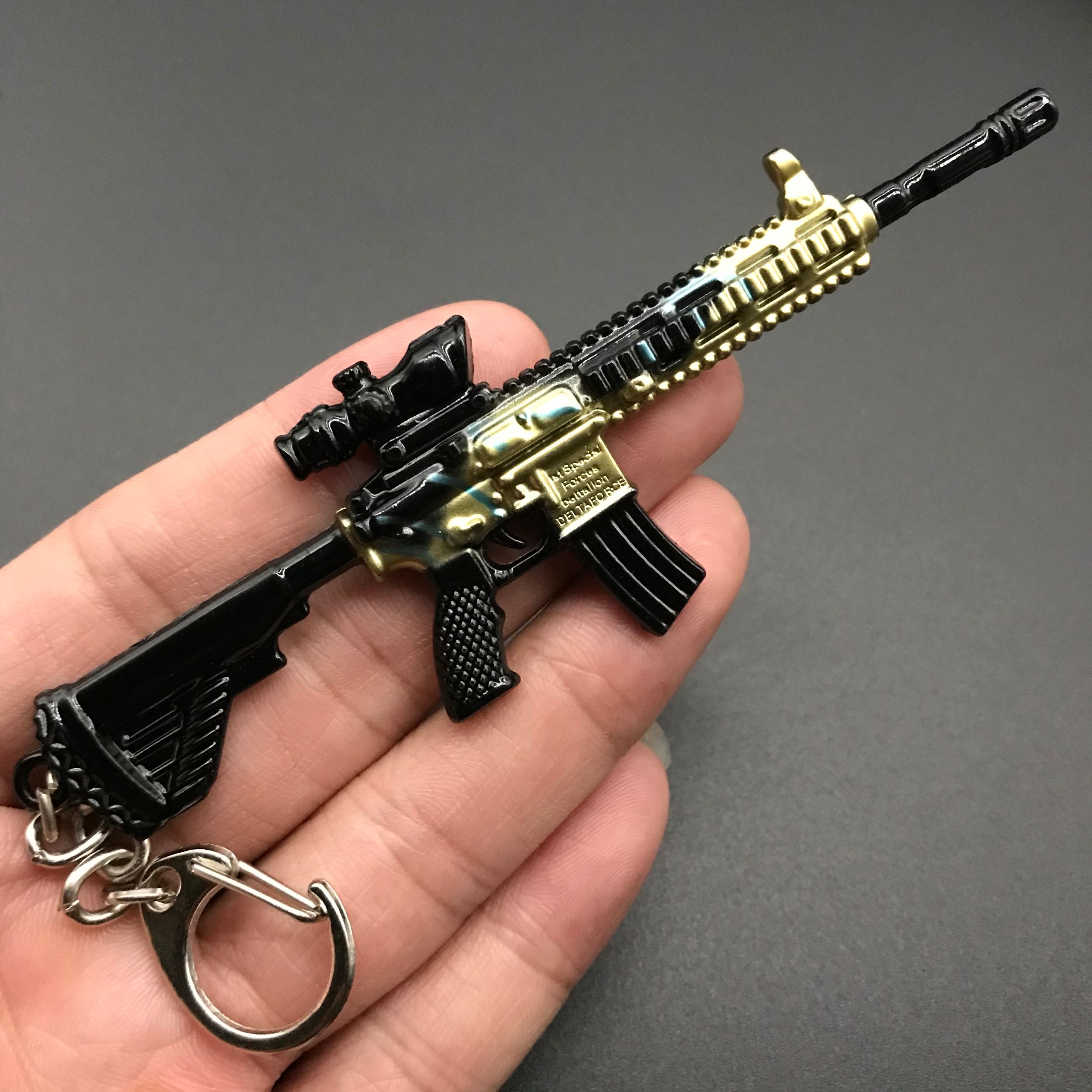 绝地求生和平精英M416突击模型玩具动漫武器挂件钥匙扣详情图6