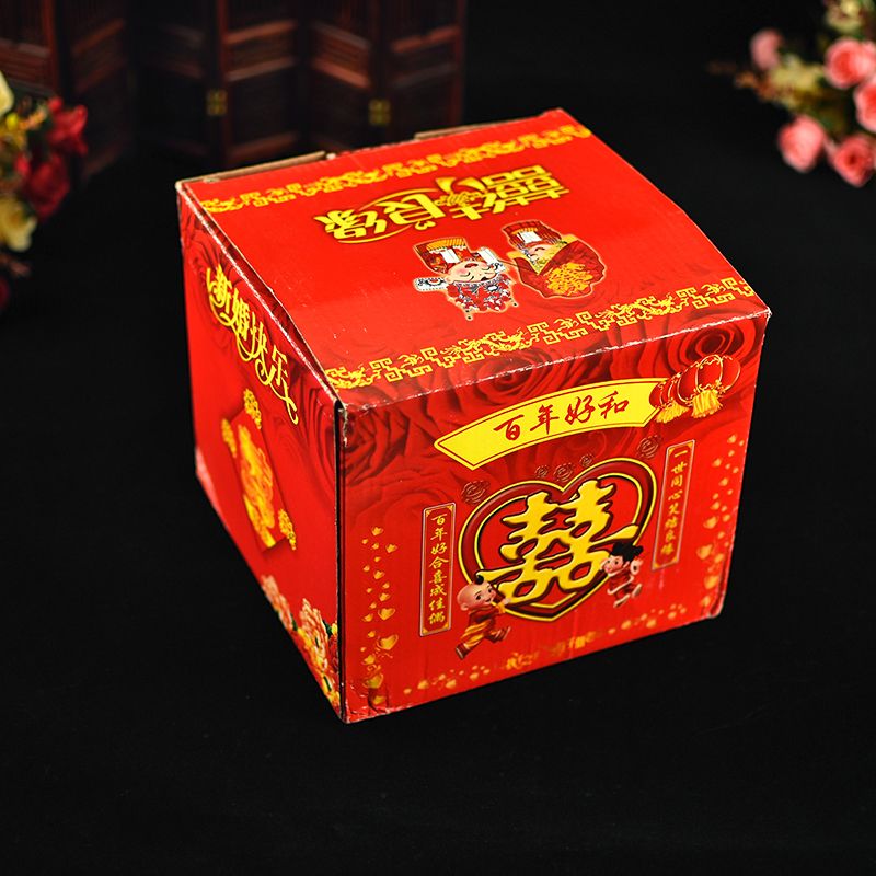 Wooden descendant bucket wedding room decoration, wedding treasure bucket pic 11