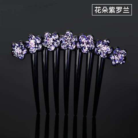 Flower seven-toothed comb