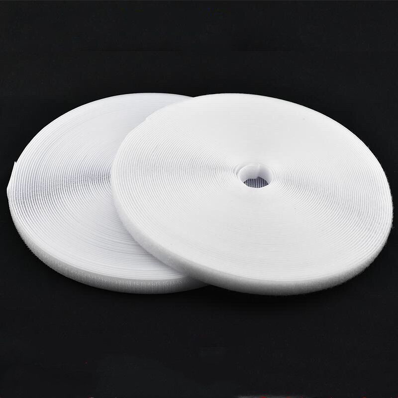 粘带扣厂家直销  2厘米中档混纺黑白魔术贴/粘扣带详情图8