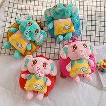 Processing customized kindergarten schoolbag for children cute animal backpack 3-6 years old girl schoolbag for boys