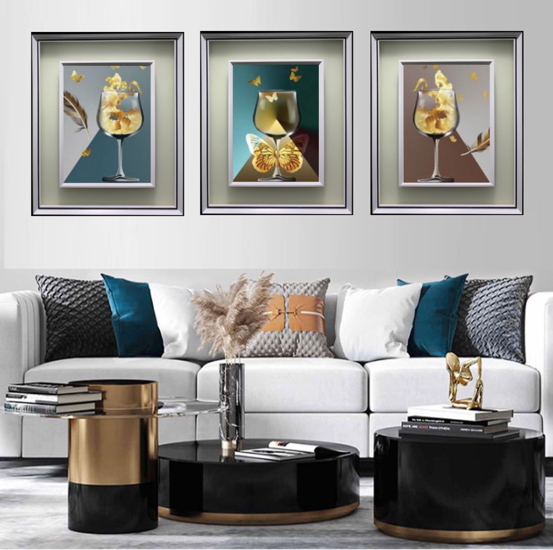 高清磨砂清新客厅餐厅卧室装饰画 欧式现代简约 41*51cm产品图