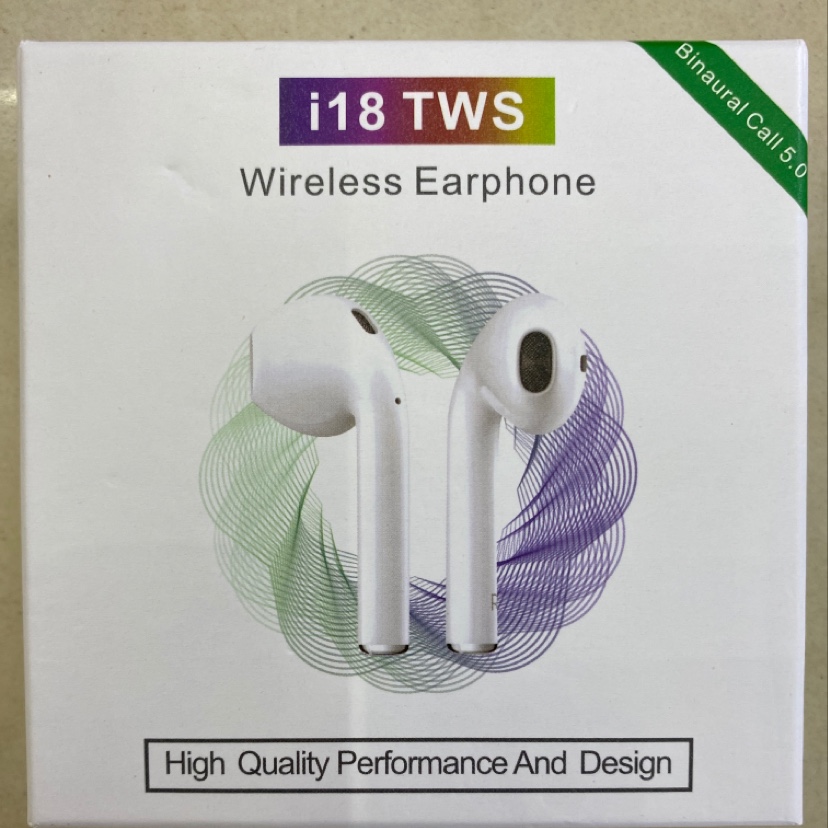 双耳i18无线蓝牙耳机TWS带充电仓i18迷你蓝牙耳机运动i18