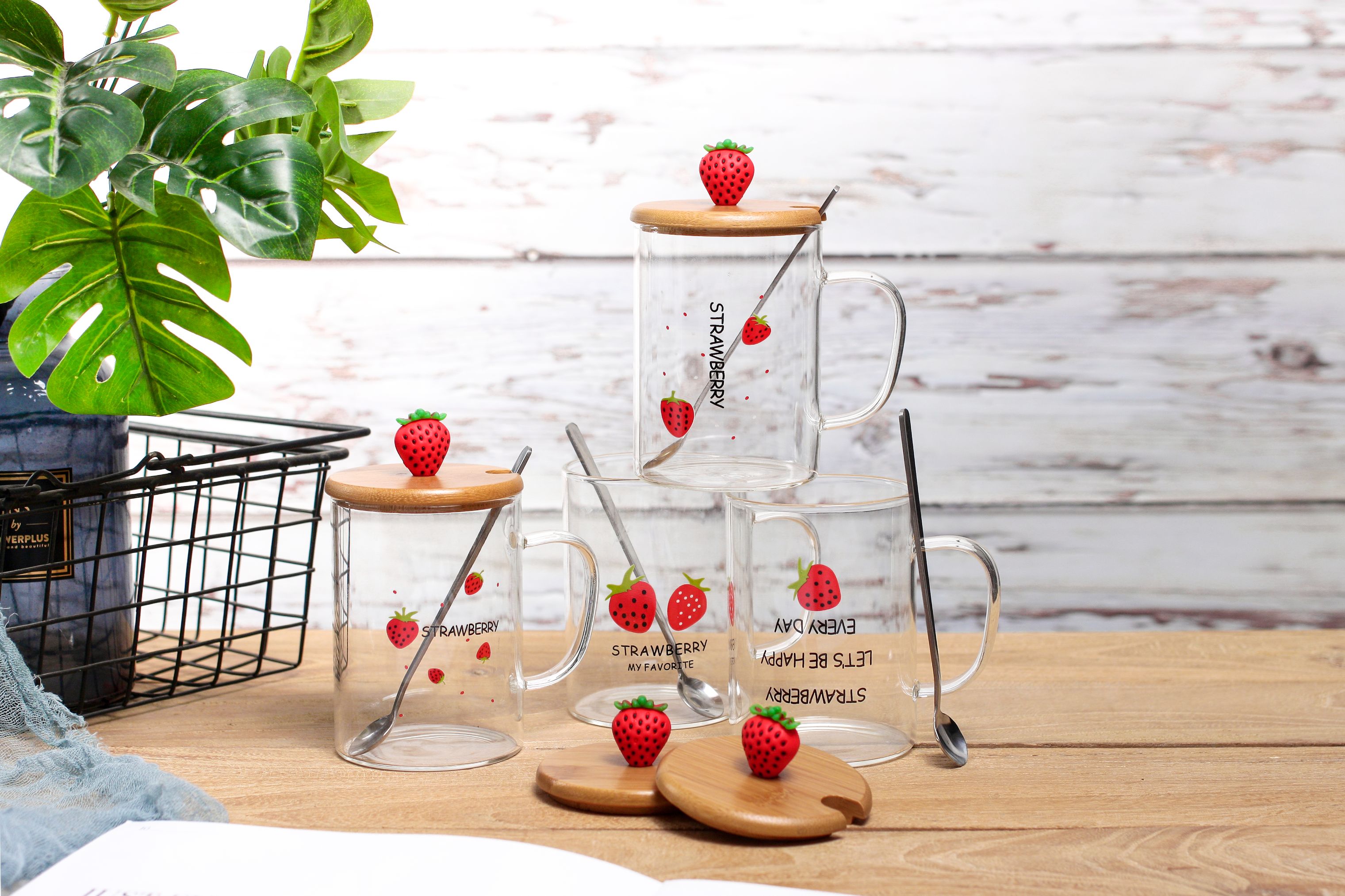 Sweet Strawberry with silicone tumblers MB9150-2 thumbnail
