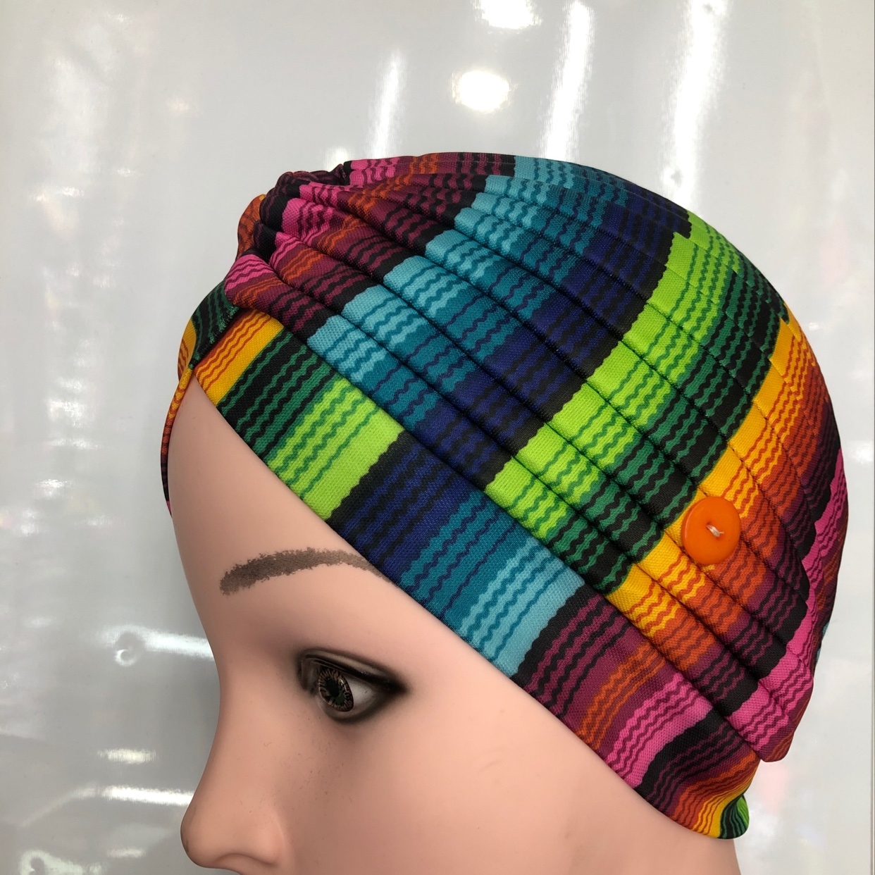 Watermelon Hat With Button On
