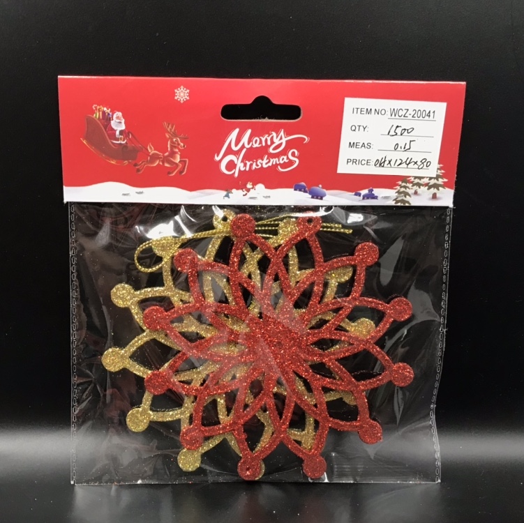 Navidad oro rosa colgante 68