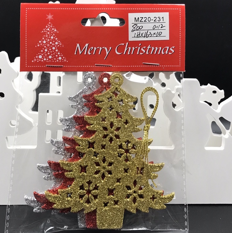 Christmas Gold Powder Pendant 39