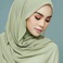 穆斯林头巾夏季新款纯色雪纺透气时尚长巾回族休闲盖头纱巾特价图