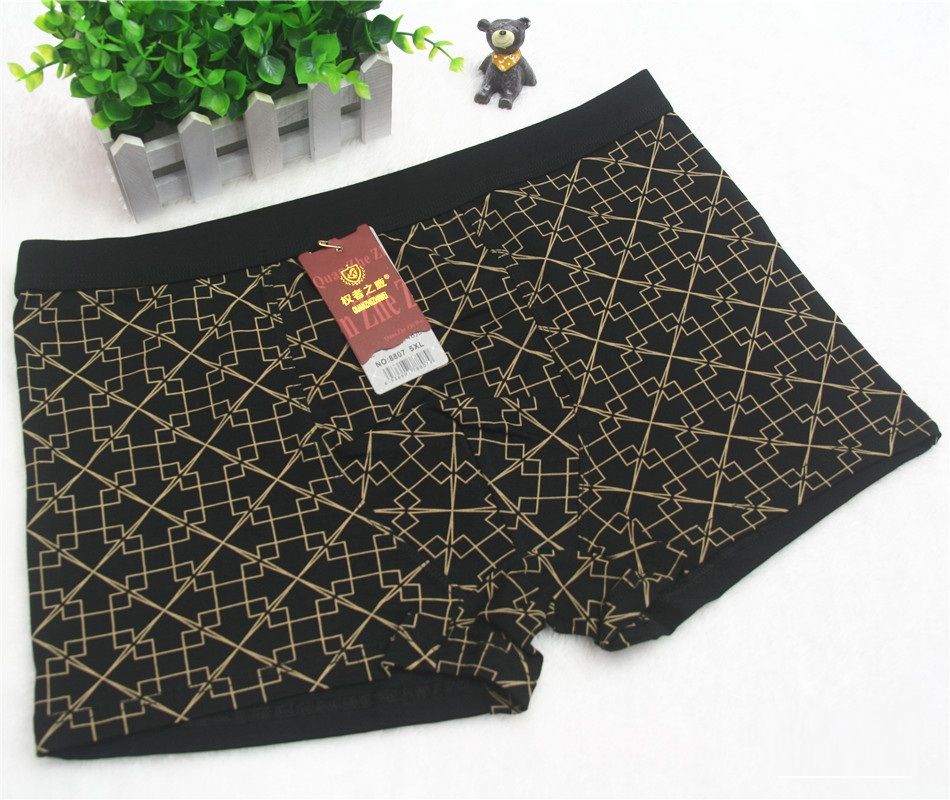 男士纯棉印花内裤男士内裤男士印花内裤男士纯棉内裤详情图2