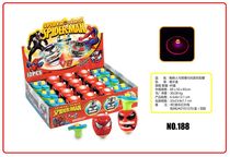 New Iron Man Spiderman flash gyro cartoon light music a variety of stalls supply hot toys