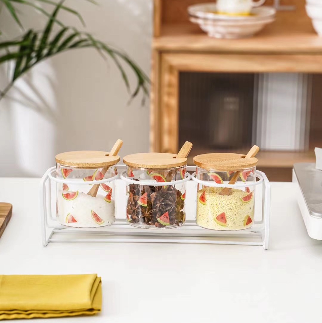 Three-piece and four-piece seasoning jars are sold directly by the manufacturer. For wholesale and retail orders, please consult details Picture