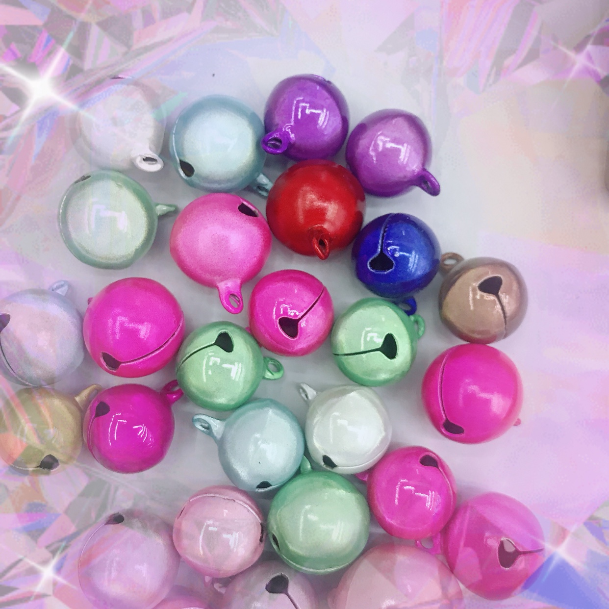 Supply 25Mm Fancy Colorful Copper Bells, Dly Jewelry Accessories, Craft Accessories undefined