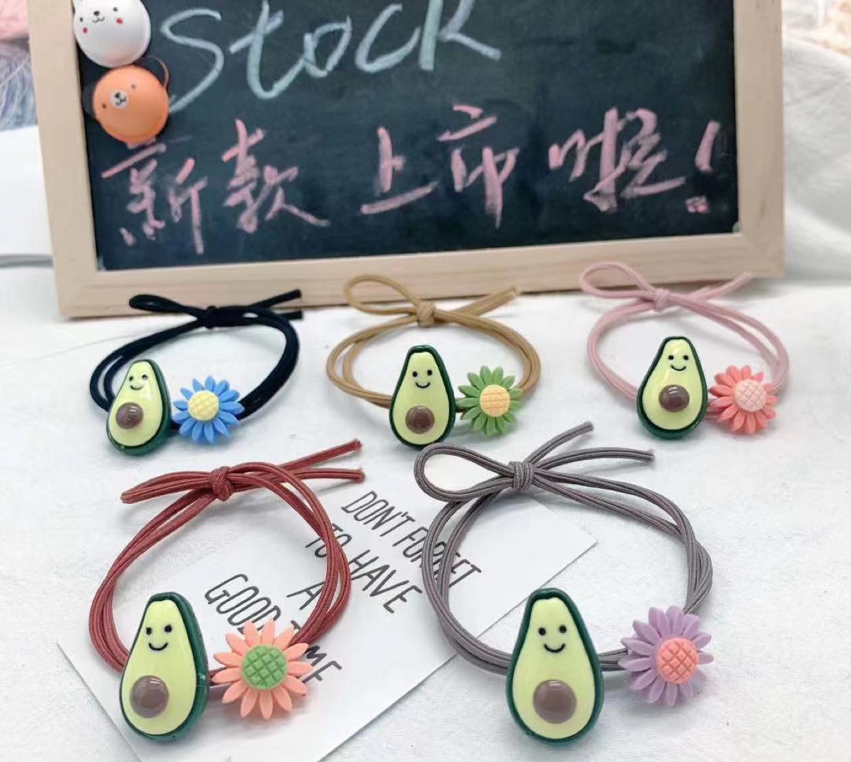 It's a cartoon avocado headband