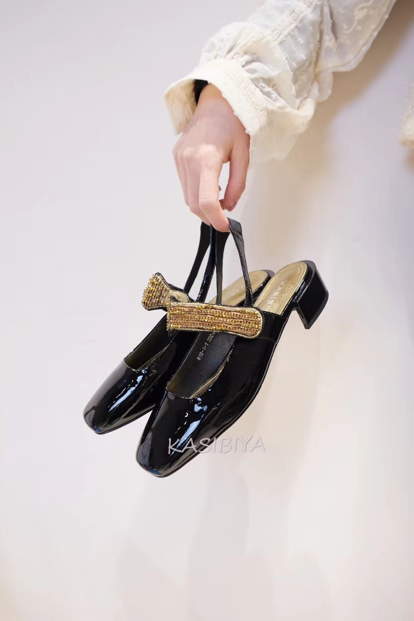 European Version Back Empty Sandals