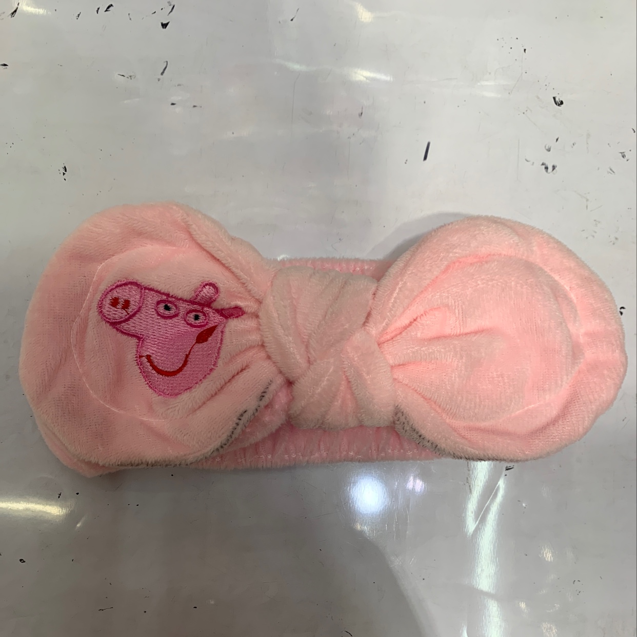 Peppa embroidery hair band