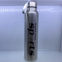 800ml(27oz) 201 Stainless Steel Sports Water Bottle Portable For Hiking&Cycling Sports Pot 201单层不锈钢运动壶 便携防漏 旅游壶