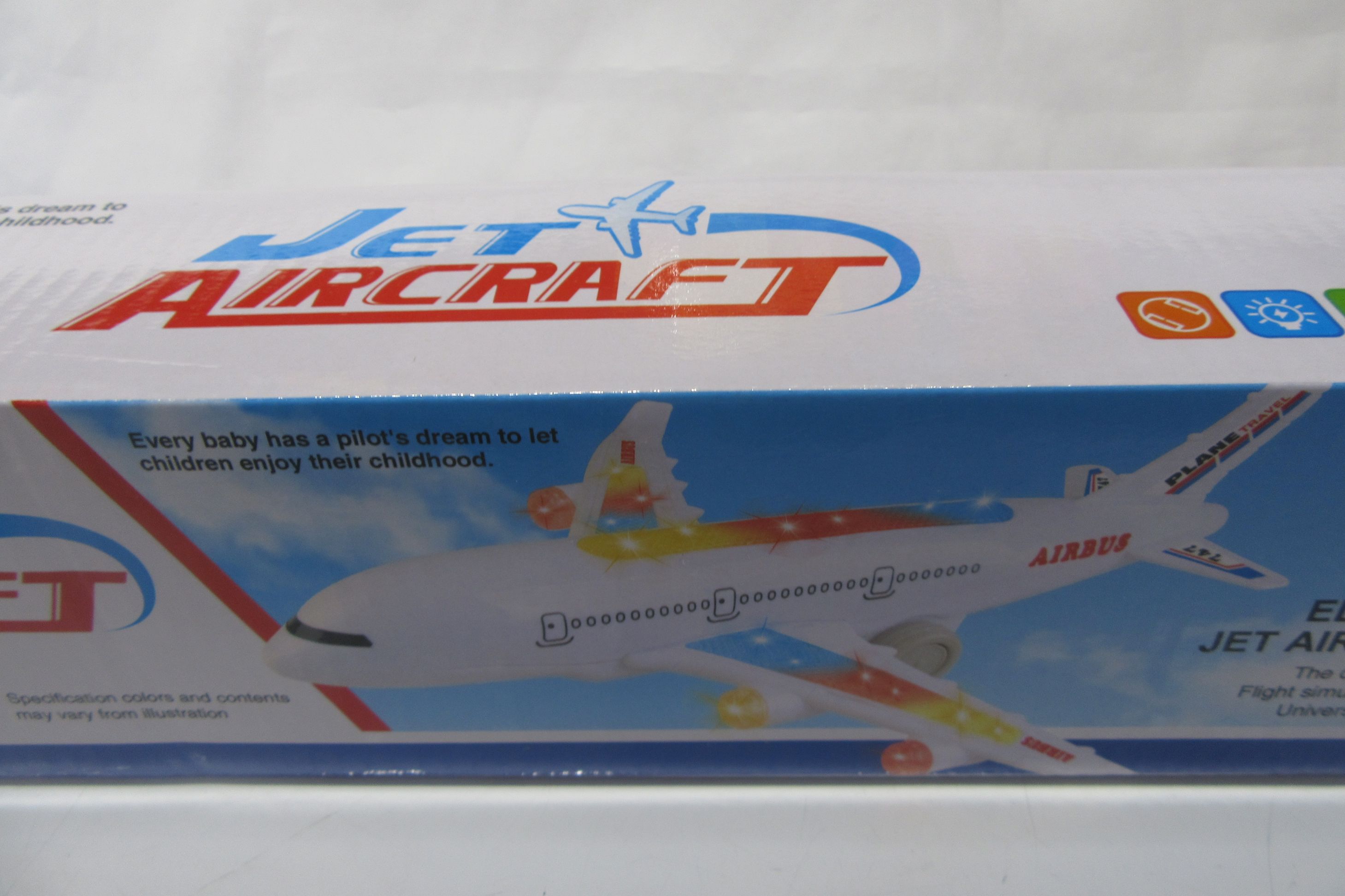 Electric Toy Large Children's Airplane Toy Simulation Passenger Plane Boy Music Toy Birthday Gift Toy Toy Model Toy Aviation Model Boya Toy Plastic 1 Specification drawing
