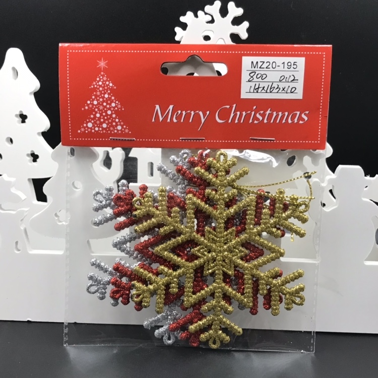 Navidad oro rosa colgante 46