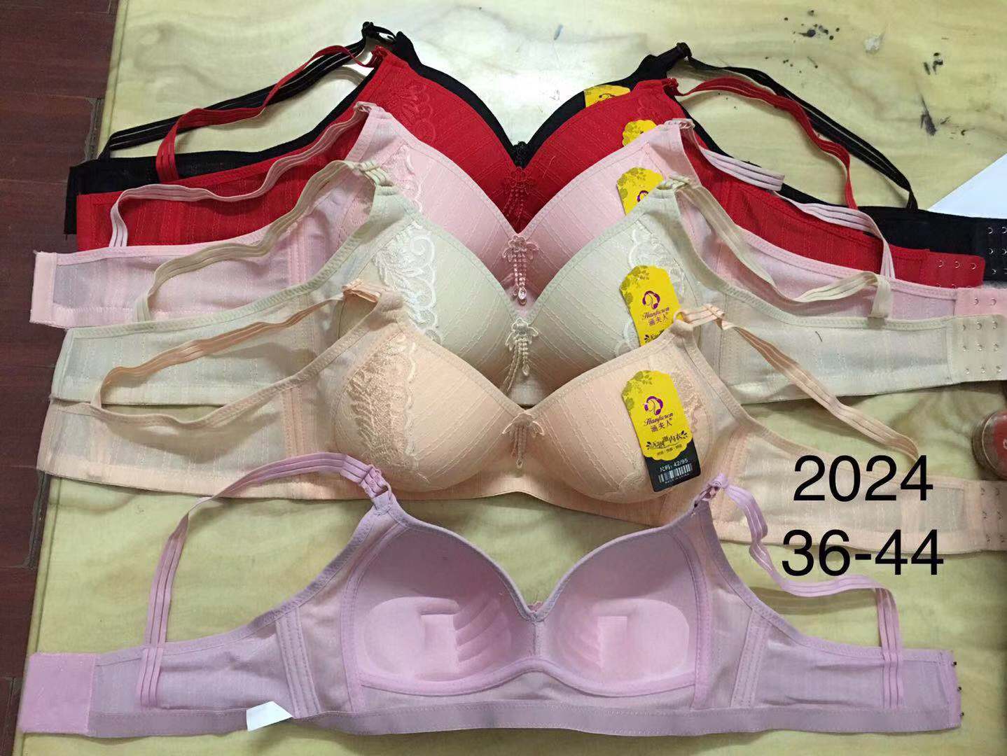 Mrs. Han 2024 Large Size Middle-Aged And Elderly Bra Skin-Friendly Comfortable Underwear