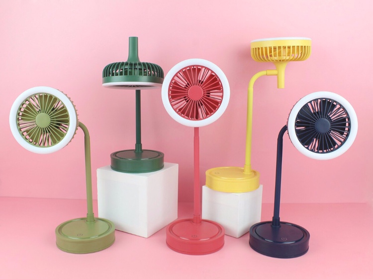 New desk lamp fan 2-in-1 charging fan touch USB fan details Picture