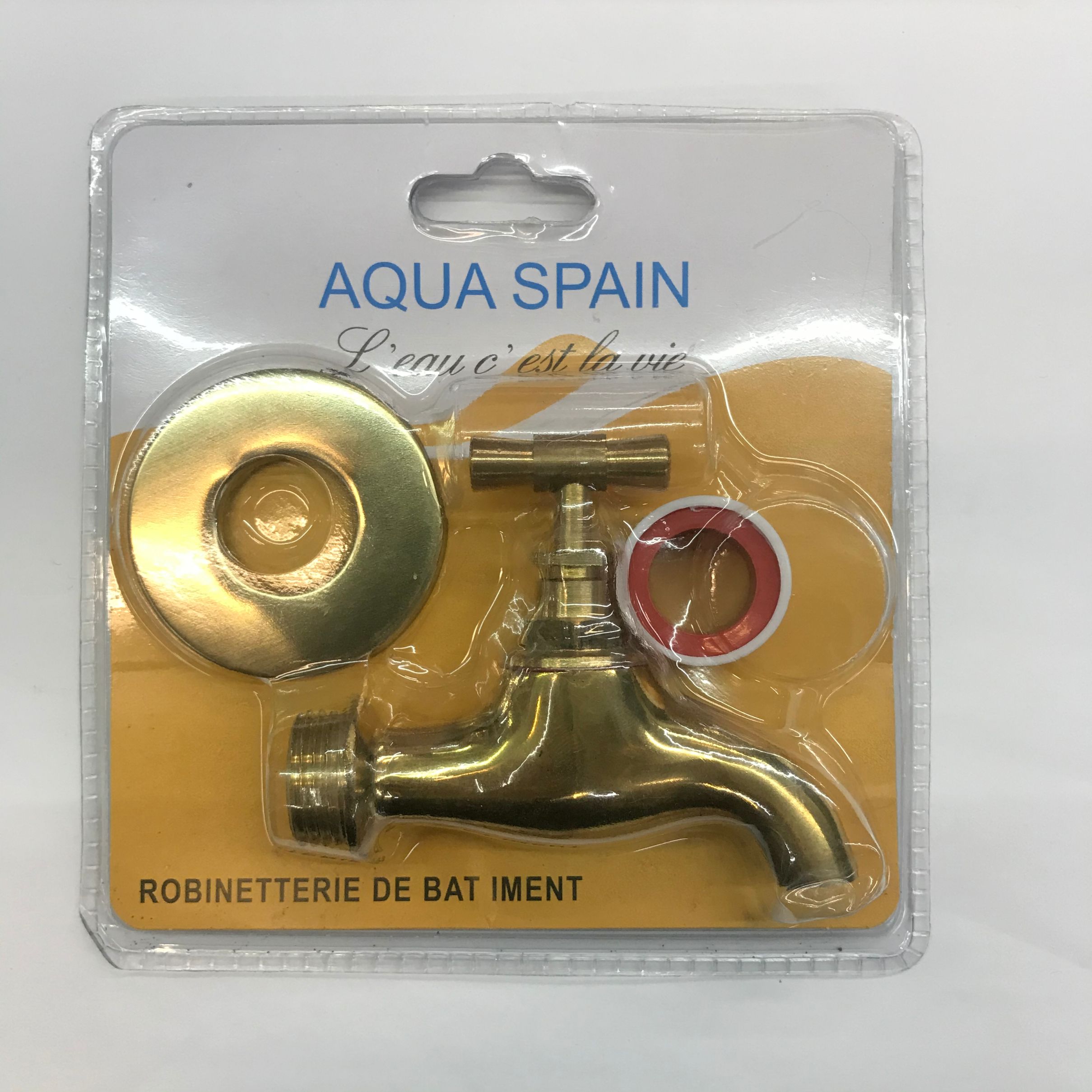 Copper flat mouth 1/2 suction card