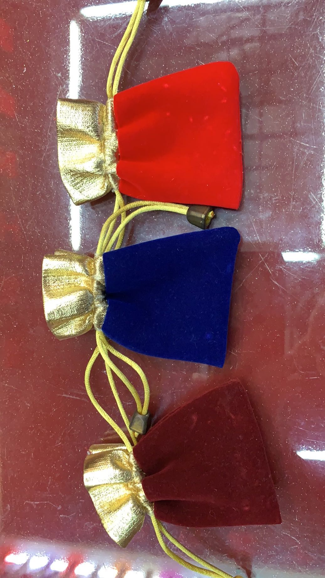 金口绒布袋珠9*12