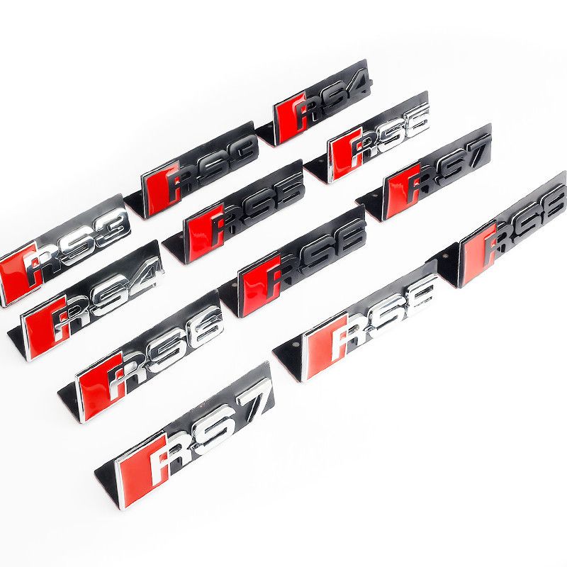 Apply audi Chinese network standard A3A4A5A6L refit RS3 RS4 RS6 RS7 front logo of Chinese network