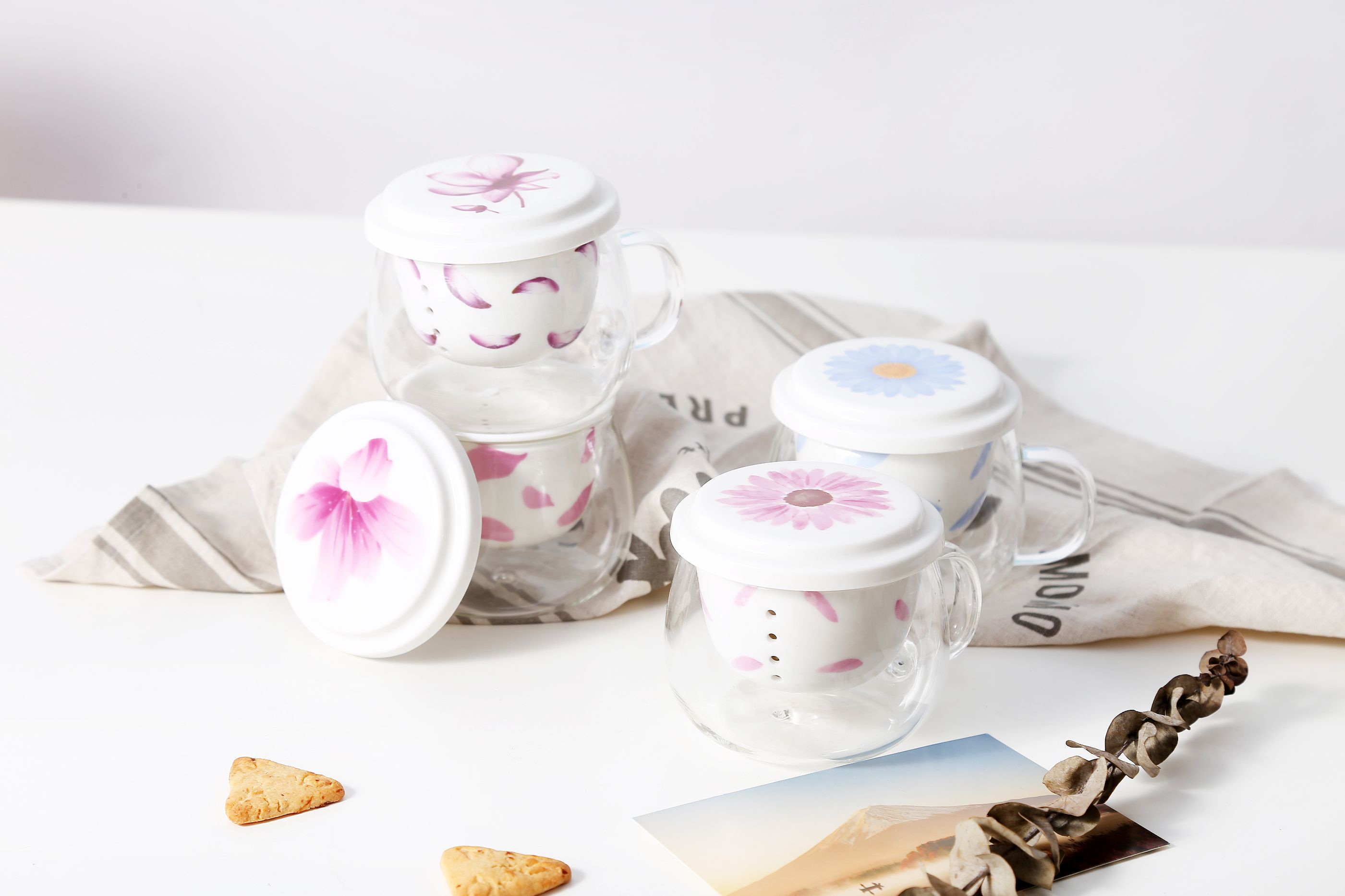 Three-Dimensional Petal Tea Cup Mb7080 Application Scenario