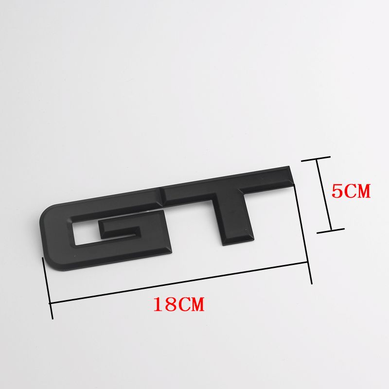适用于福特野马15款GT后标 GT 后尾箱标 野马2.3T后尾门金属车贴详情2